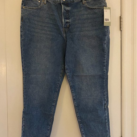 H&M - High Rise Mom Jeans - Medium Wash - Picture 1 of 6